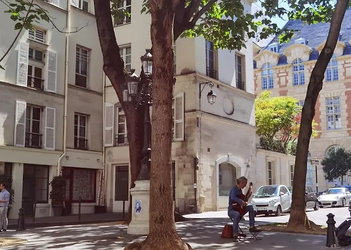 Roof View With Elevator 1mn St Germain פריז